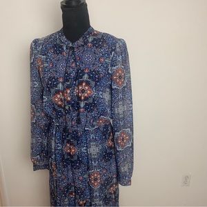 Bohemian Maxi Print Dress